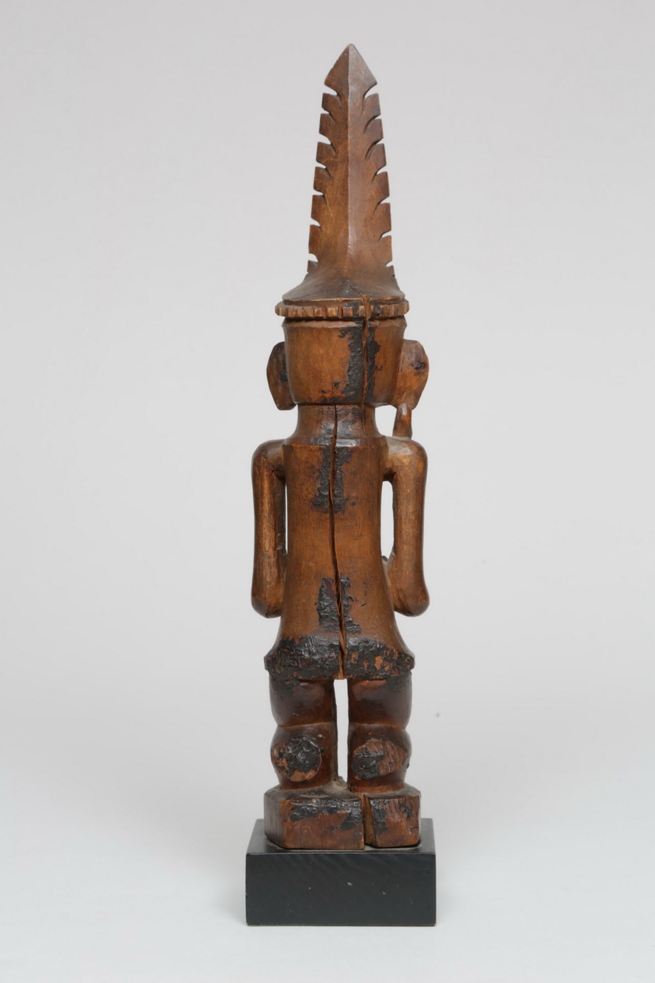 Central Nias, a male ancestor figure, adu zatua, ca. 1900, - Image 3 of 5