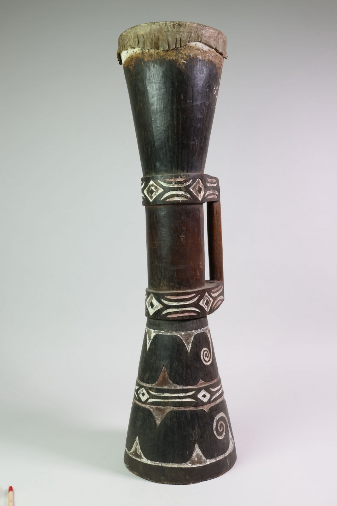 Papua, Marind Anim, drum, - Image 3 of 5