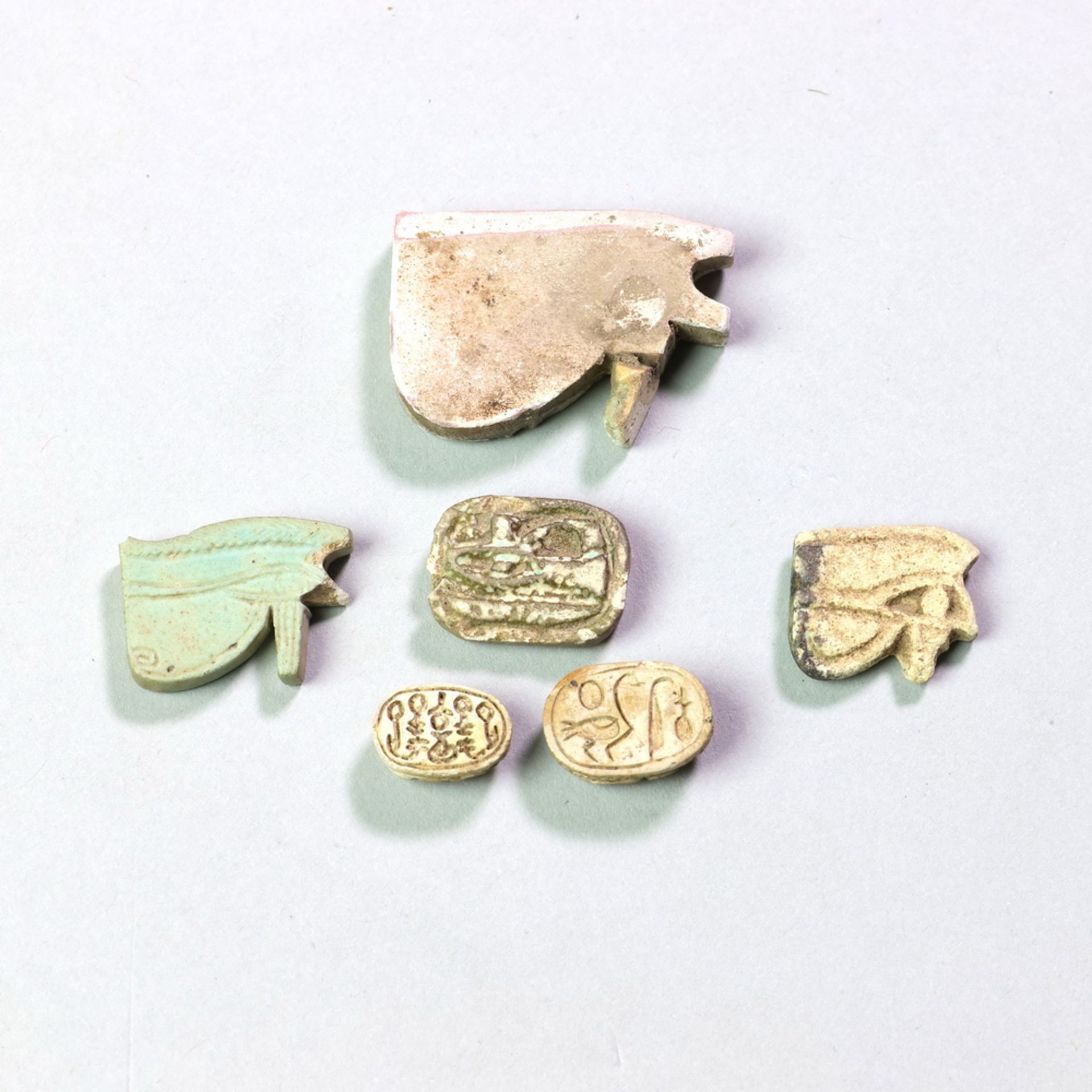 Egypt, a collection of various amulets, Late Period., - Image 3 of 3