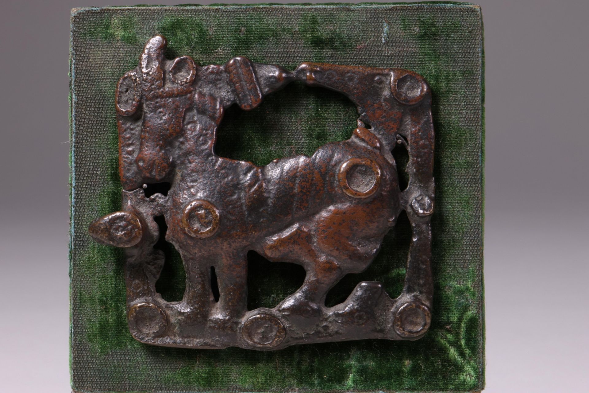 Parthian bronze buckle with a depiction of a horse, 2nd-3rd century AD, - Image 7 of 7