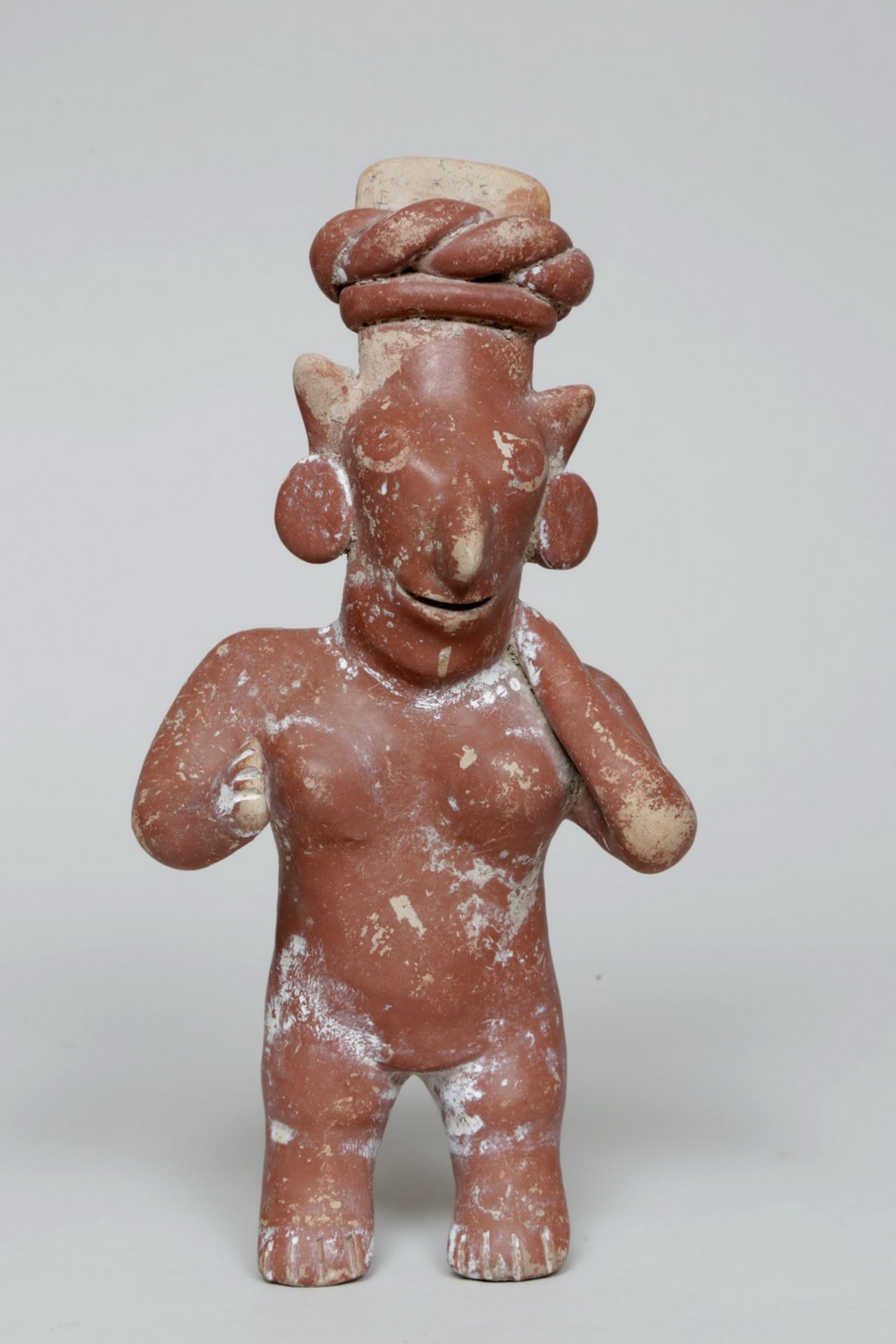 West Mexico, Jalisco, 3rd BC - 1st AD, standing female figure. - Image 3 of 4