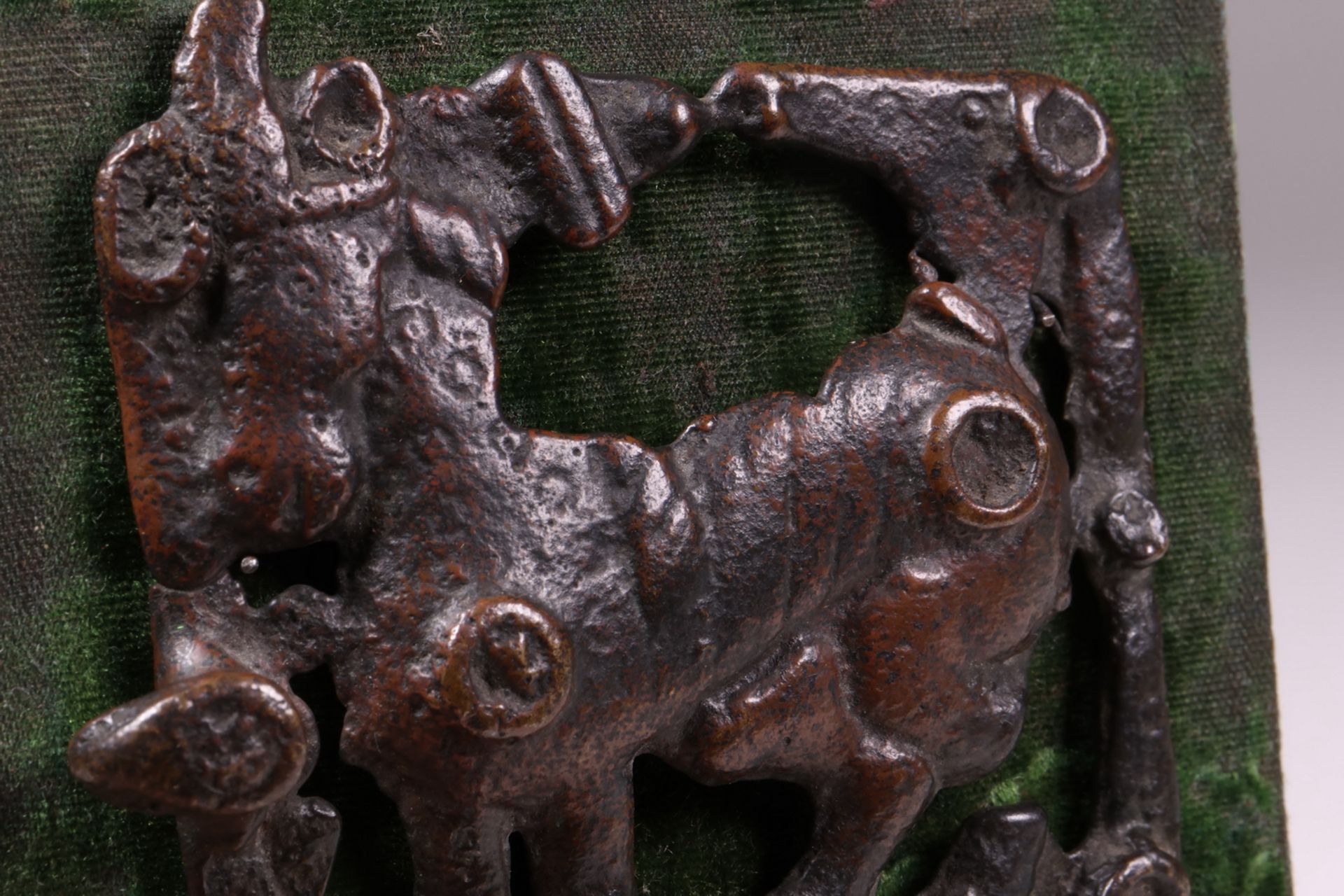 Parthian bronze buckle with a depiction of a horse, 2nd-3rd century AD, - Image 6 of 7