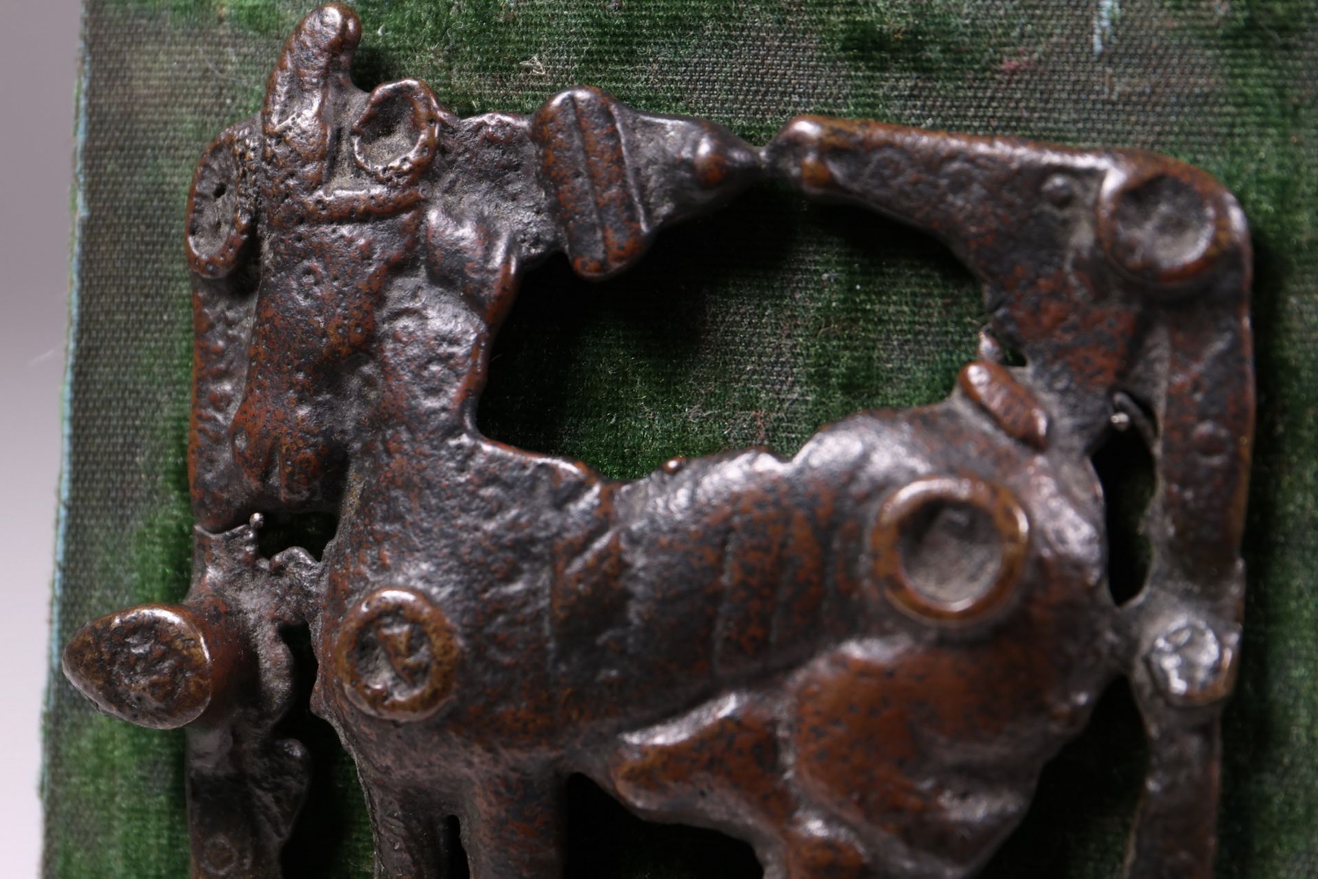 Parthian bronze buckle with a depiction of a horse, 2nd-3rd century AD, - Image 4 of 7