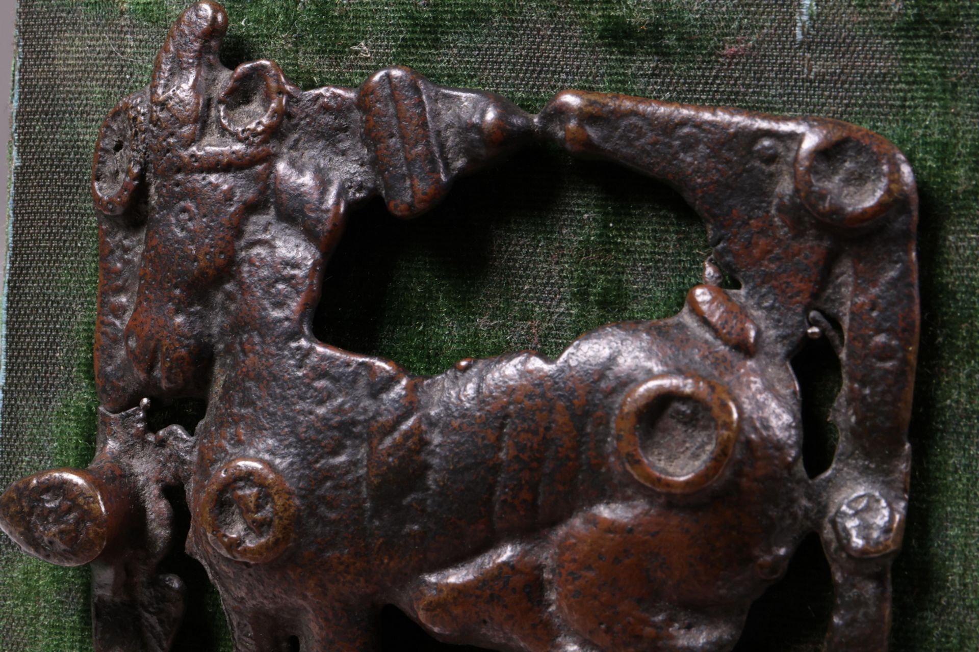 Parthian bronze buckle with a depiction of a horse, 2nd-3rd century AD, - Image 5 of 7