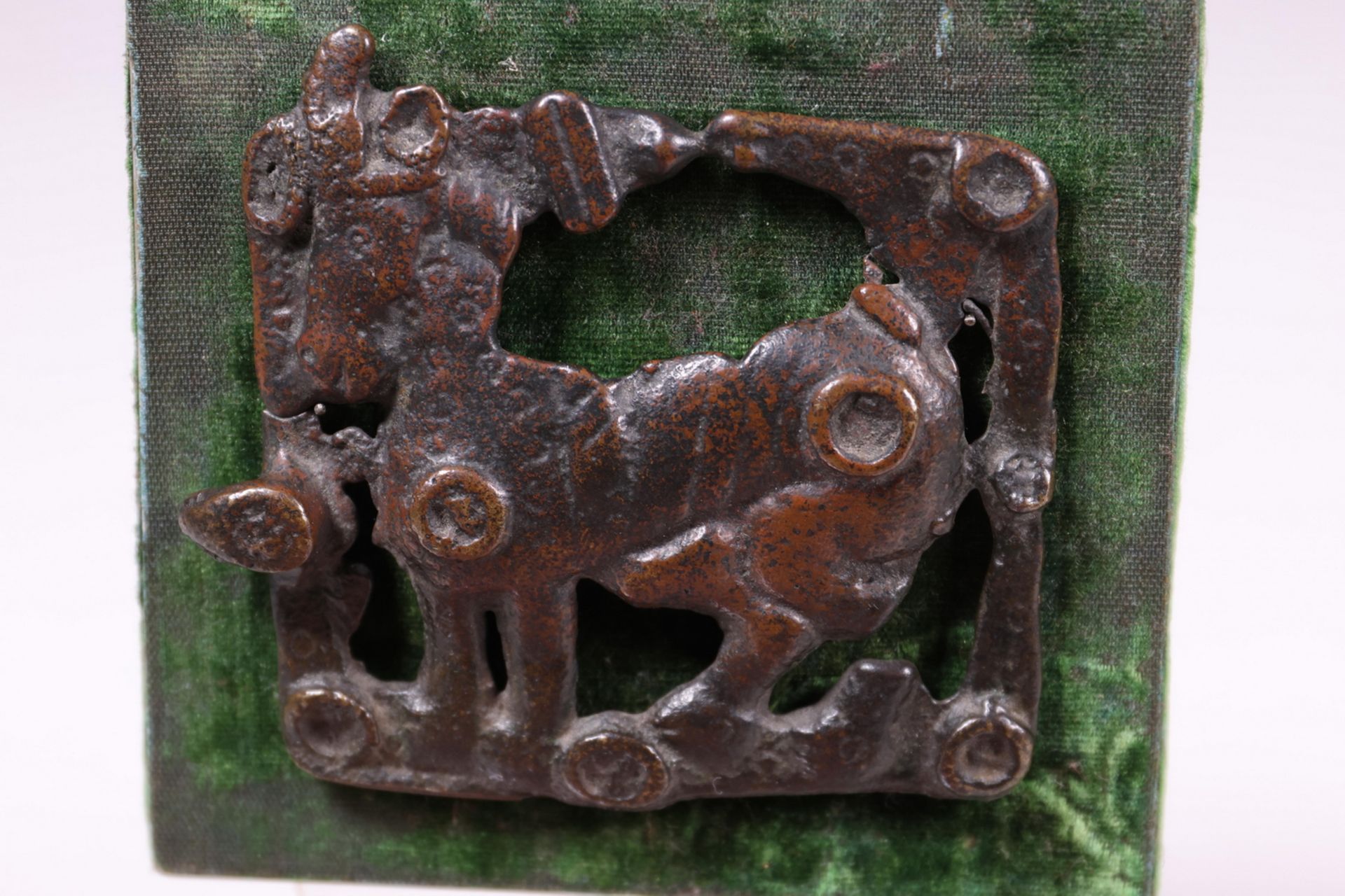 Parthian bronze buckle with a depiction of a horse, 2nd-3rd century AD,
