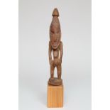 P.N. Guinea, Lower Sepik, standing male ancestor figure,