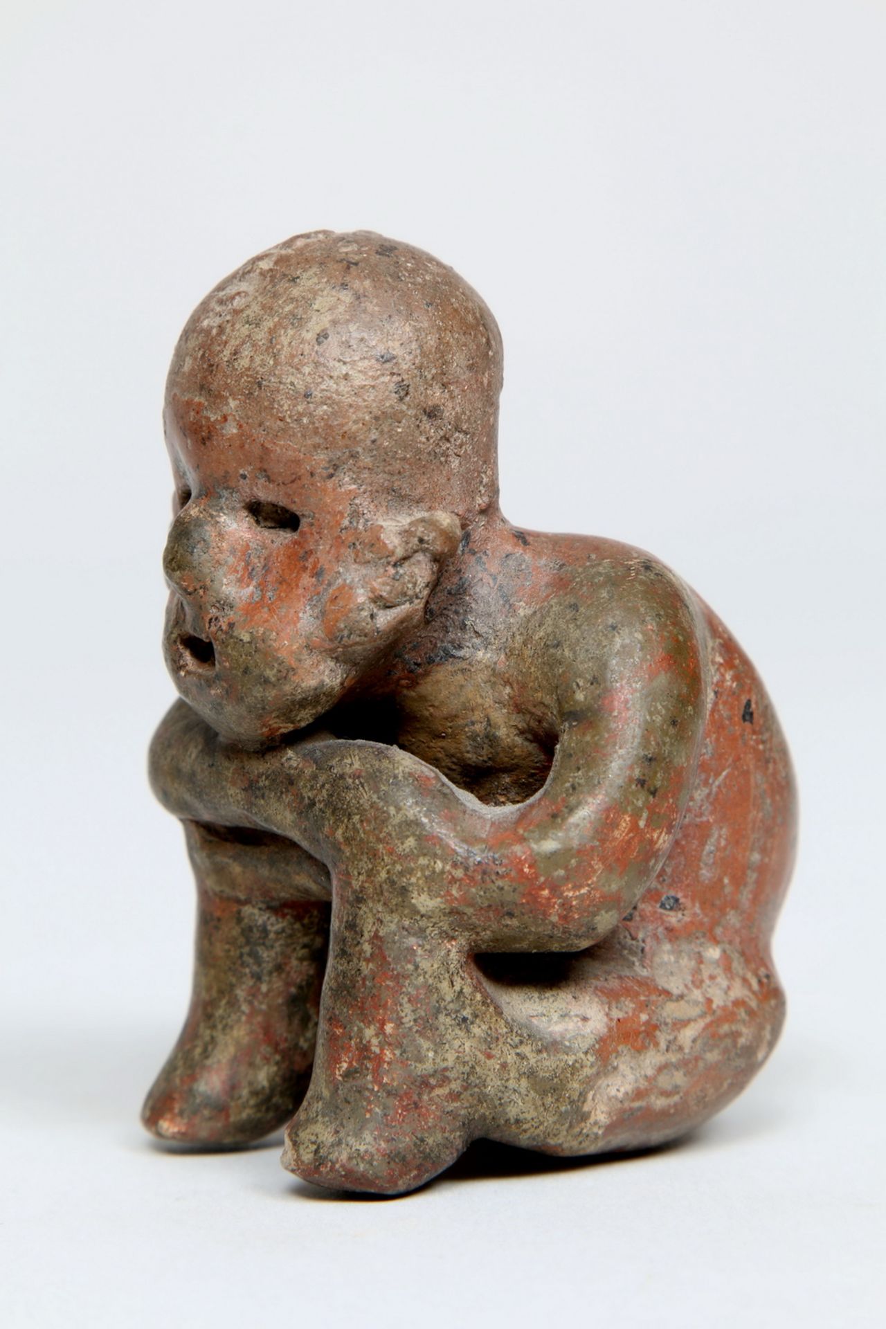West Mexico, a small seated figure, 1st century BC - 2nd Century AD. - Image 3 of 4