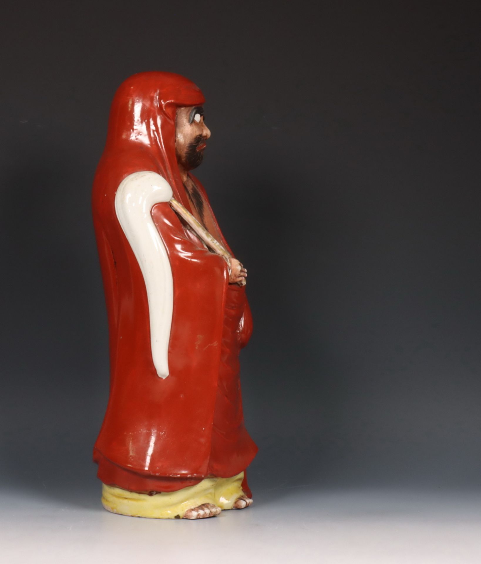 Japan, aardewerk figuur van Daruma, 20e eeuw, - Image 4 of 6