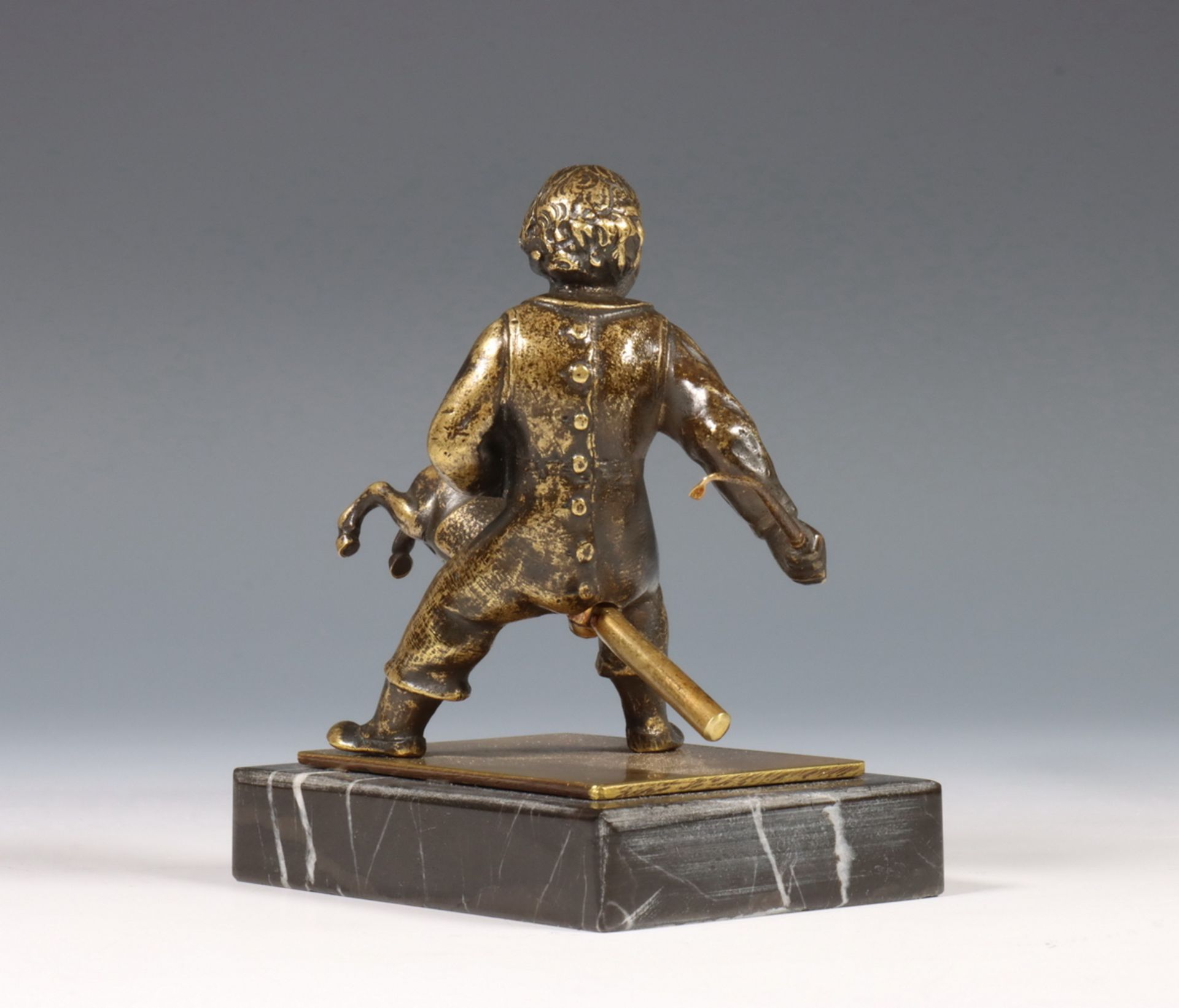 Frankrijk, fijn gevormd bronzen sculptuur, 19e eeuw, - Bild 4 aus 6