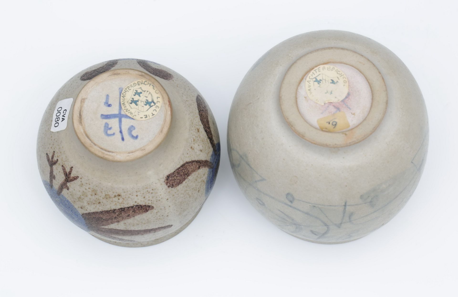 Luigi de Lerma (1907-1965), twee steengoed potten, 1952 en 1958-'59, - Image 3 of 3