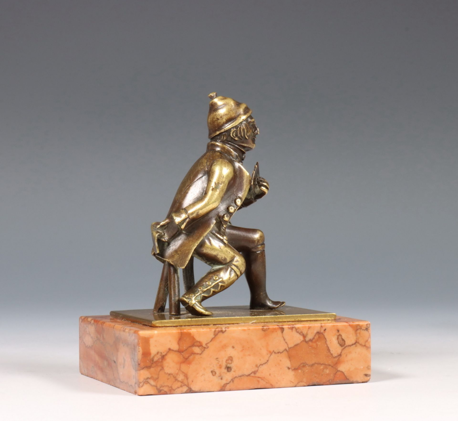 Frankrijk, fijn gevormde bronzen sculptuur, 19e eeuw, - Bild 7 aus 7