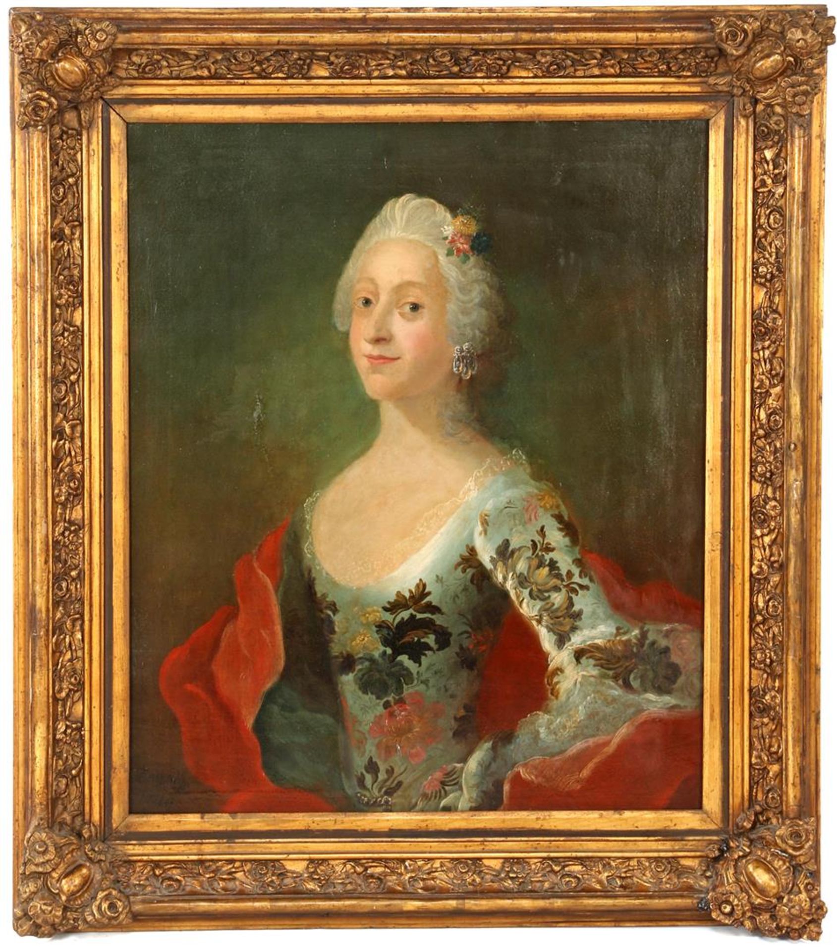 Peder Als (1726-1776) Portrait of Queen Louise of Hanover