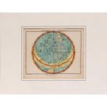 Color engraving of celestial bodies, Hemisphere Boreal C E Voisard Sculp