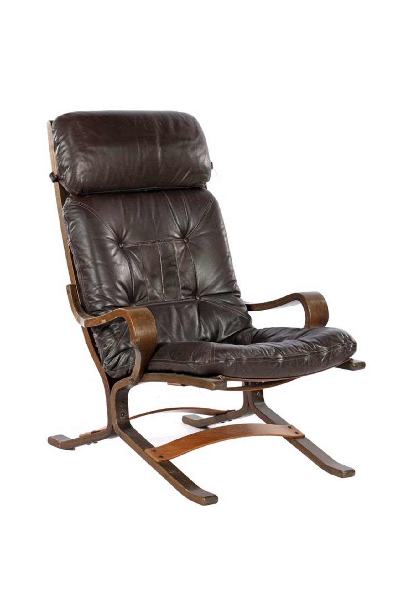 Ingmar Relling (1920-2002) Curved plywood recliner