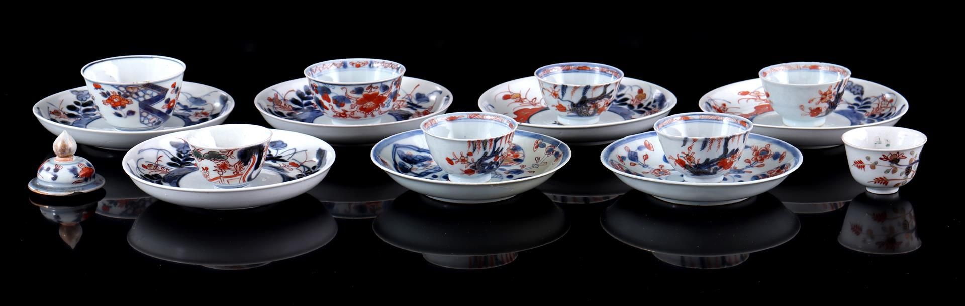 Lot of porcelain with Imari decor, China 18th/19th century