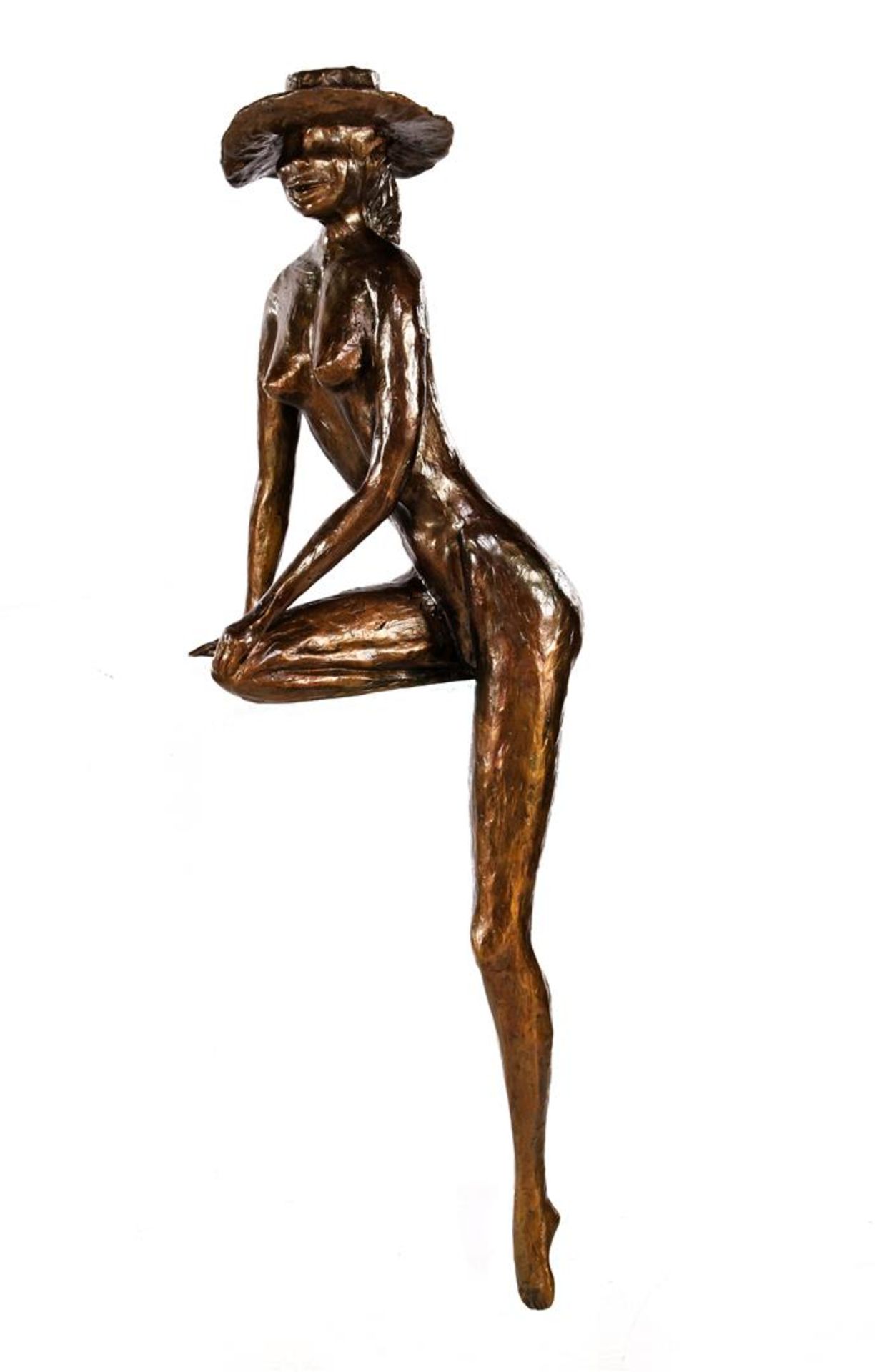 Monogram AM, bronze sculpture