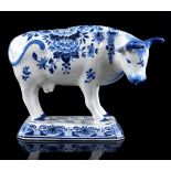 Porceleyne Fles Delft earthenware cow