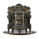 Jaarsma cast iron stove with brass elements
