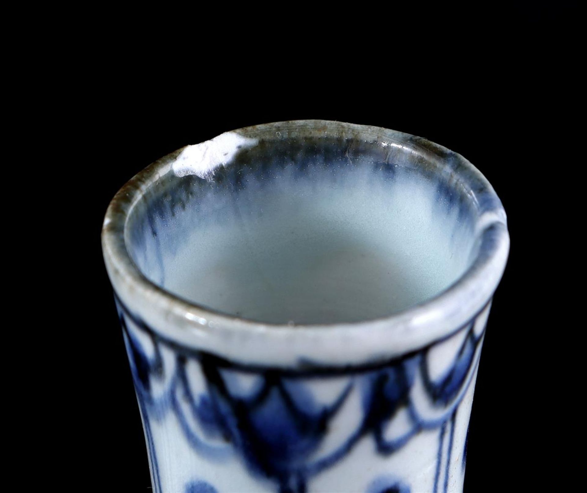 2 porcelain pipe vases - Bild 2 aus 3