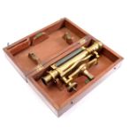 B. Holsboer no. 30 brass theodolite in wooden case
