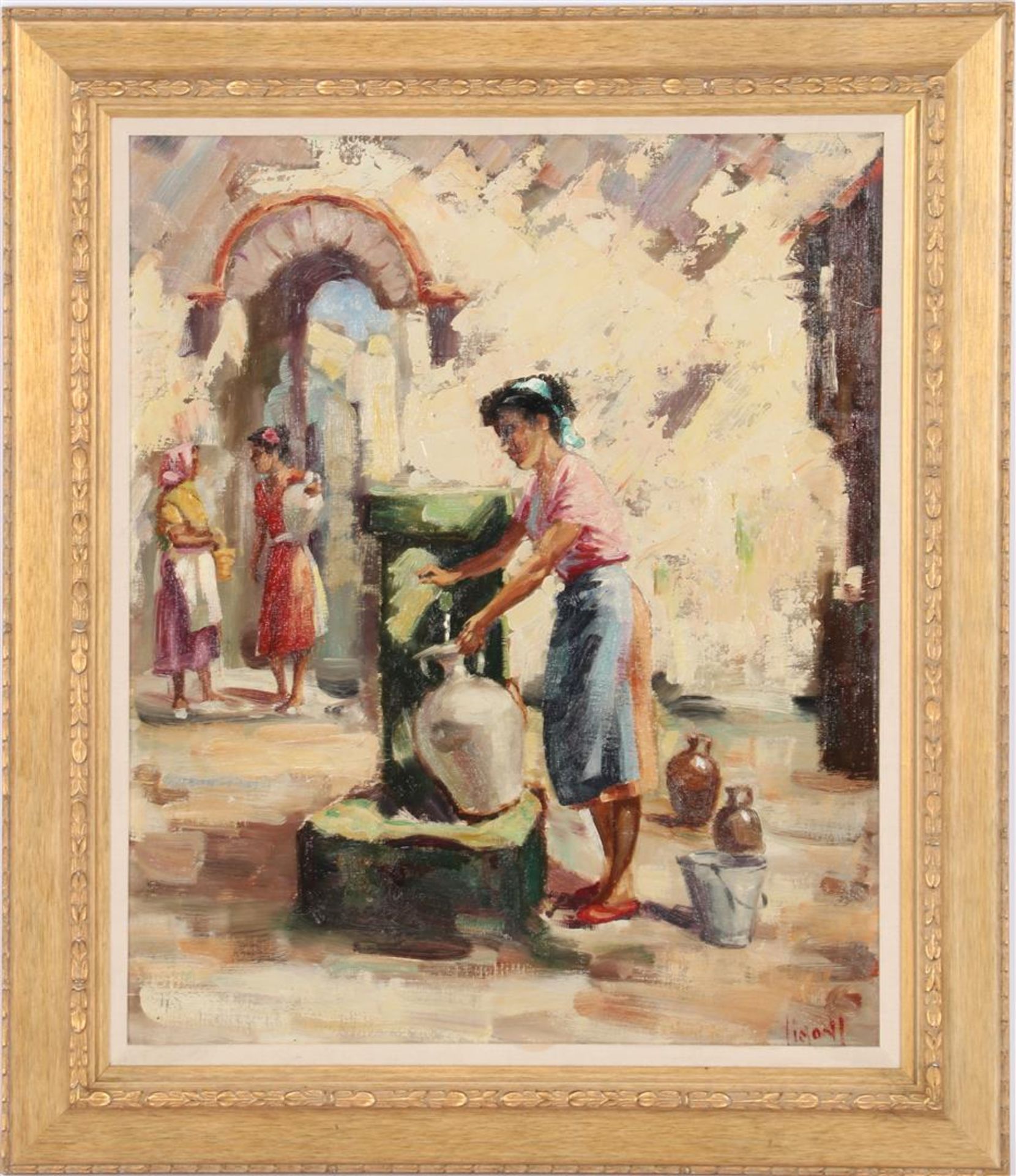 Signed Simons, Women at the well - Bild 2 aus 6