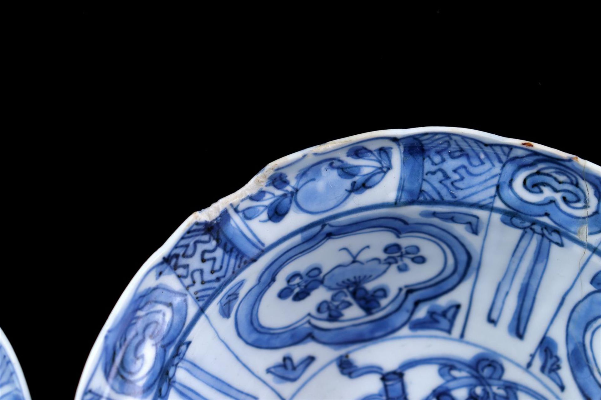 2 porcelain hoods in Wanli style, China, 18th century - Bild 3 aus 5