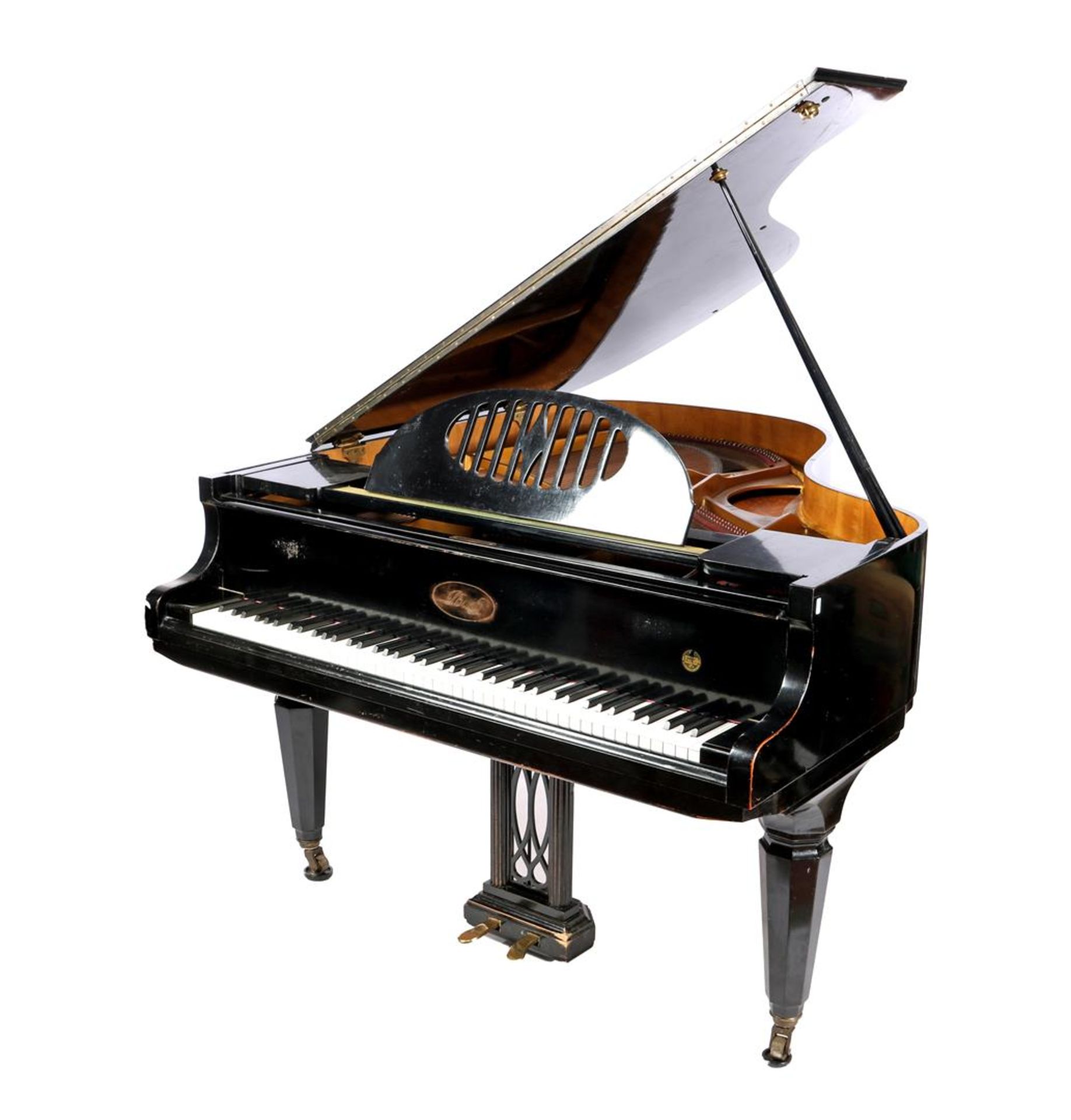 Piano / grand piano in black case, Rud Ibach Sohn