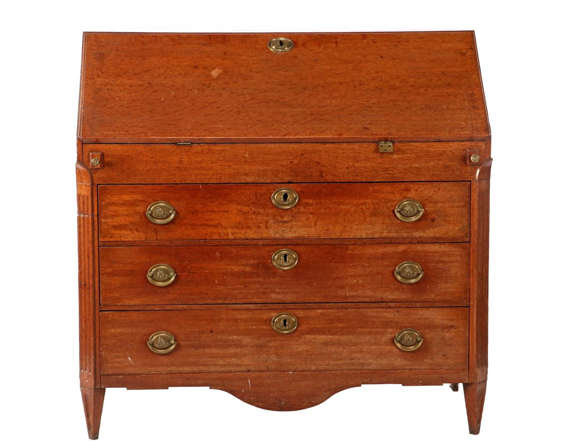 Oak Empire valve desk, approx. 1800 - Bild 2 aus 3