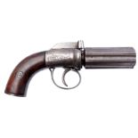 Moore London six-barrel revolver