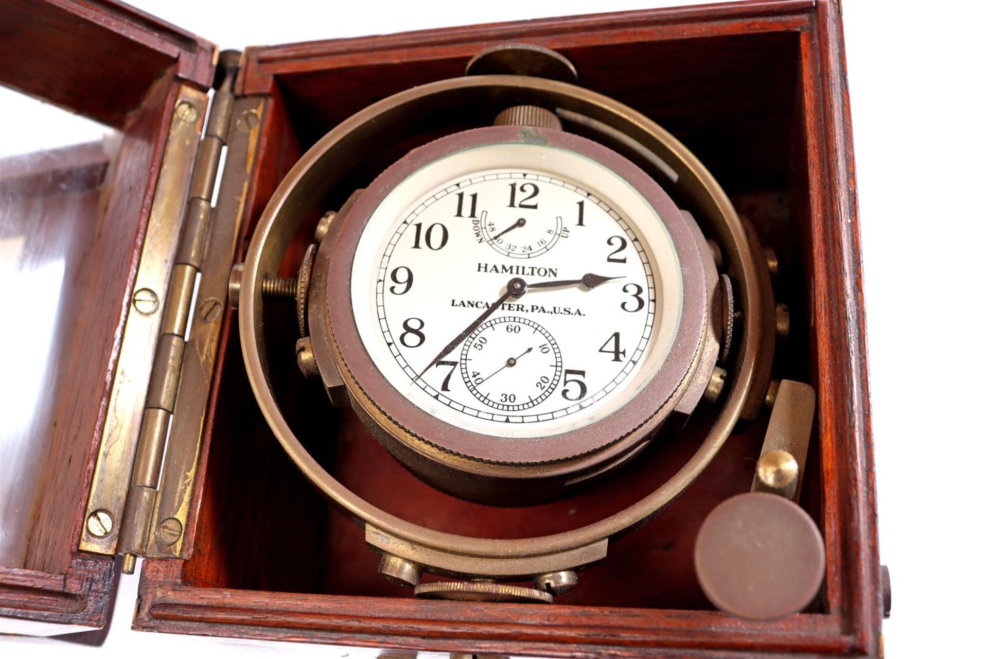 Hamilton Watch Co.Lancaster maritime chronometer - Bild 2 aus 3