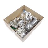 Box of various plate / silver plated