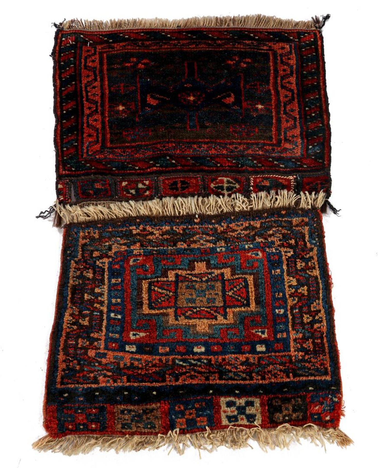 2 hand-knotted oriental rugs, Kurdish