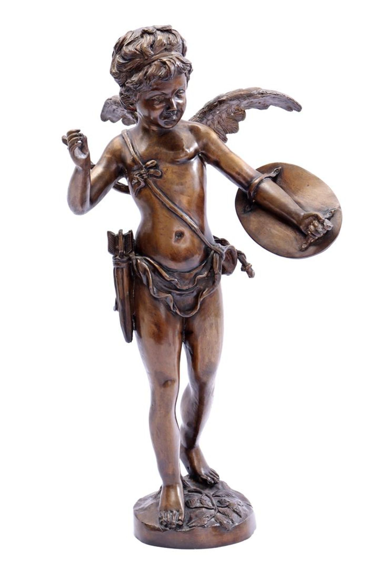 Bronze statue of cupid
