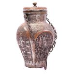 Persian oil pot, 19th century