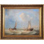 Unclearly signed, maritime scene