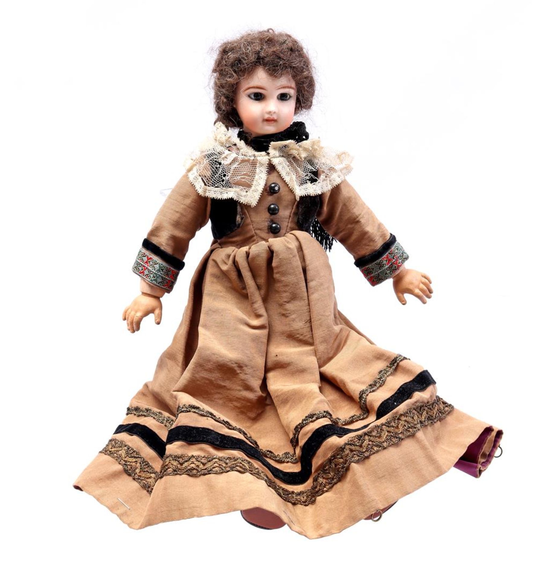 Porcelain doll with articulated body, France