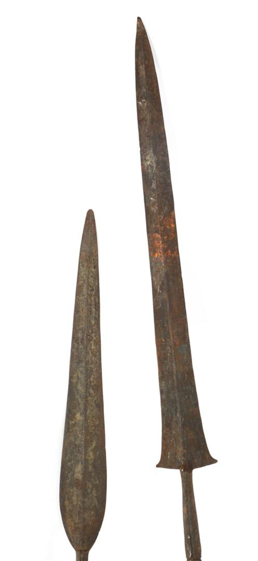 2 spears for hunting elephants, origin Pygmee - Bild 2 aus 2