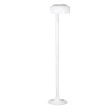 White lacquered metal floor lamp, Stilnovo Italy