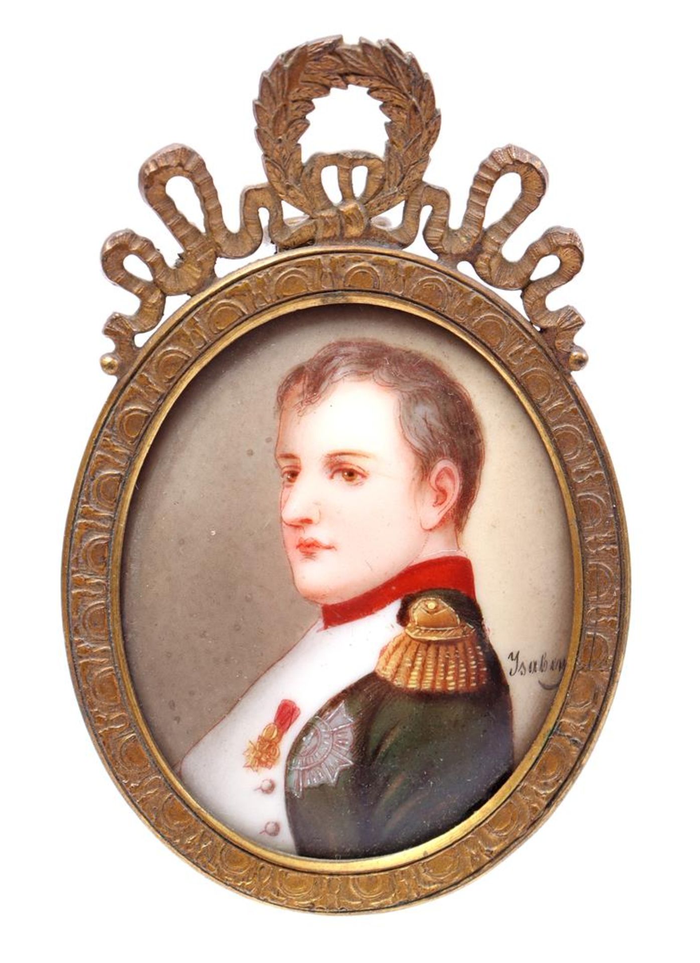 Oval portrait of Napoleon and Madame Récamier - Bild 3 aus 3