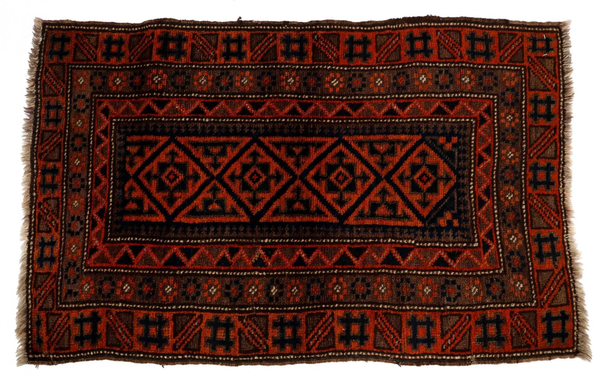 Hand-knotted oriental carpet, Belouch