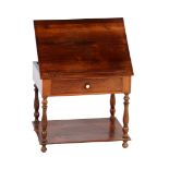 Rosewood with oak music stand with drawer