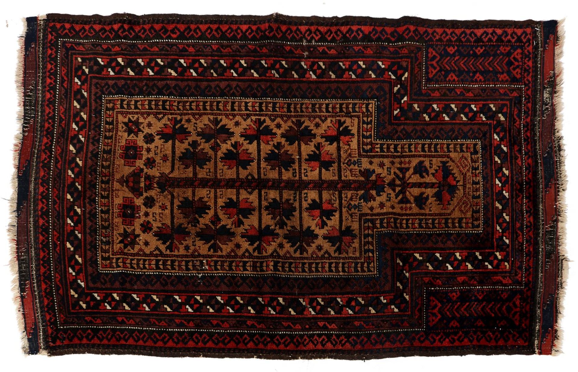 Hand-knotted oriental carpet, Belouch