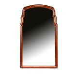 Faceted Soester mirror in mahogany frame