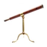 Dolland London brass with leather telescope