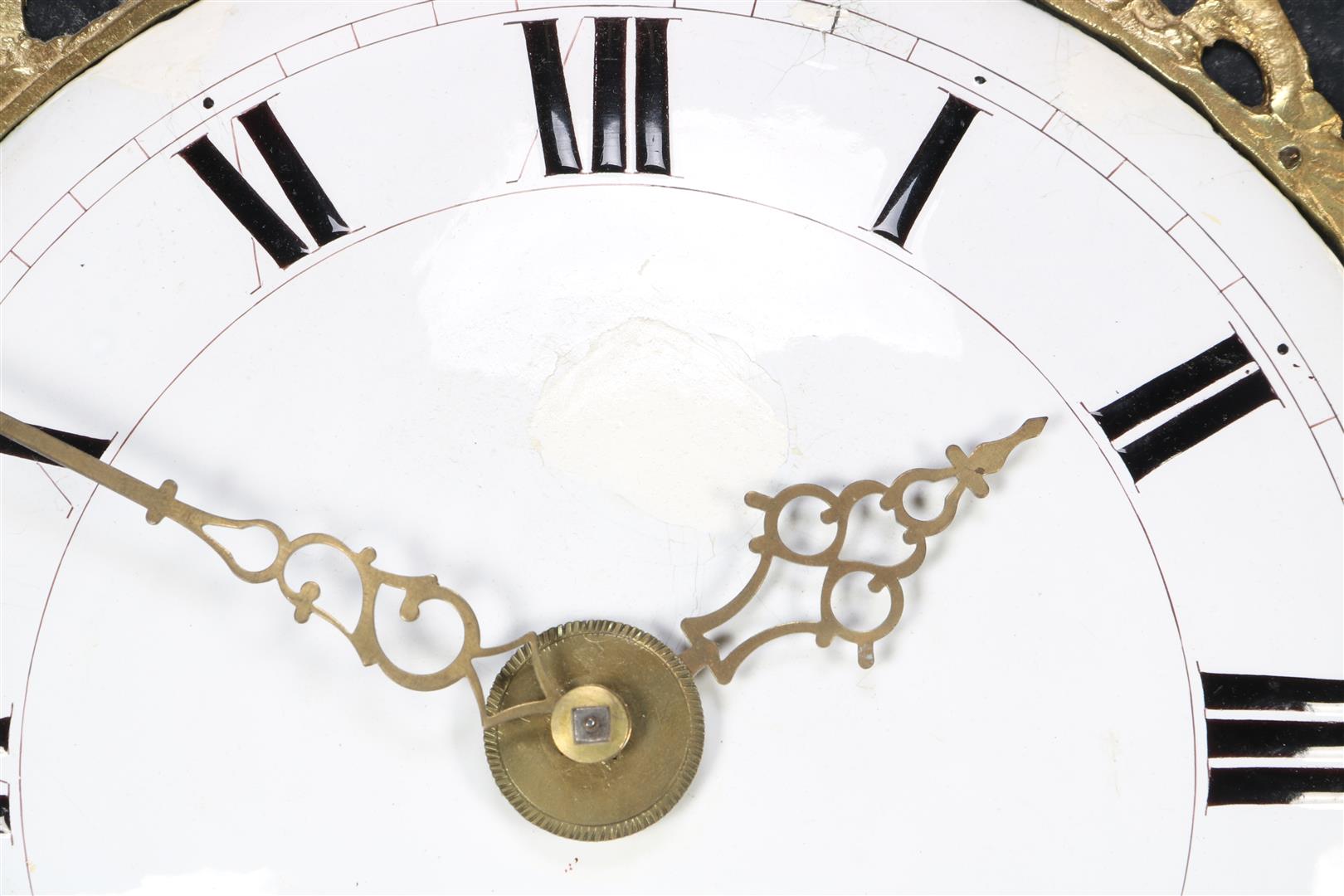 Comtoise clock with bronze decoration - Image 2 of 2