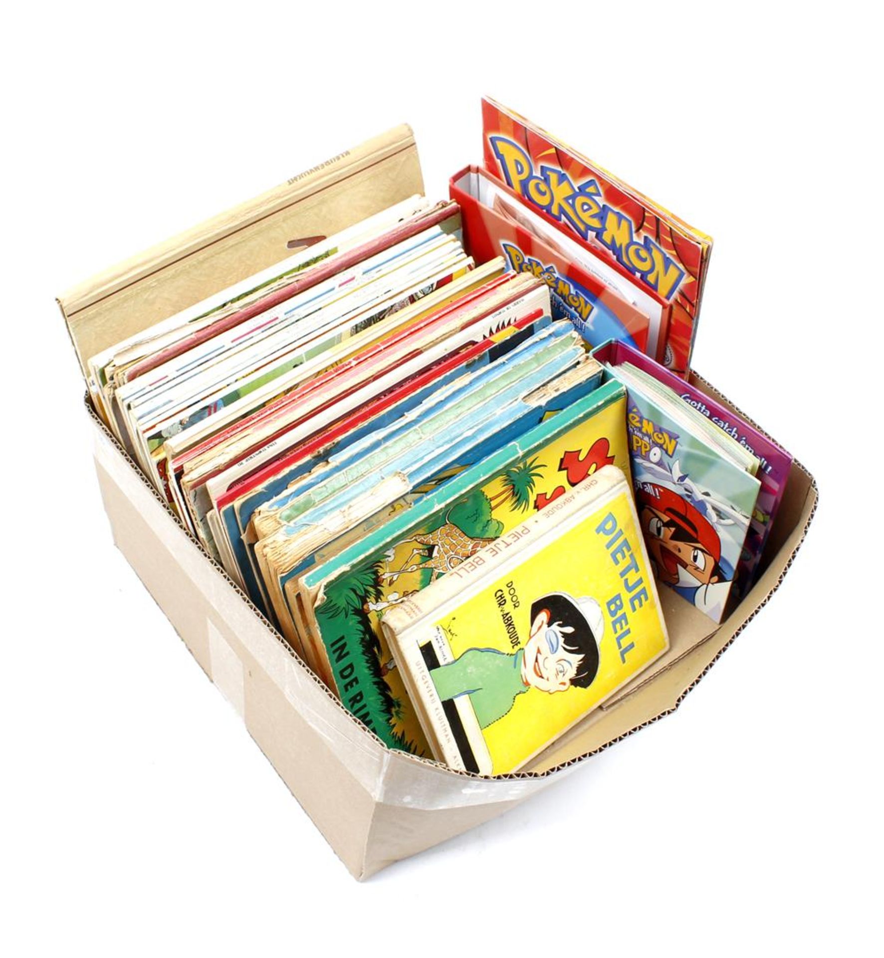 Box with children's books