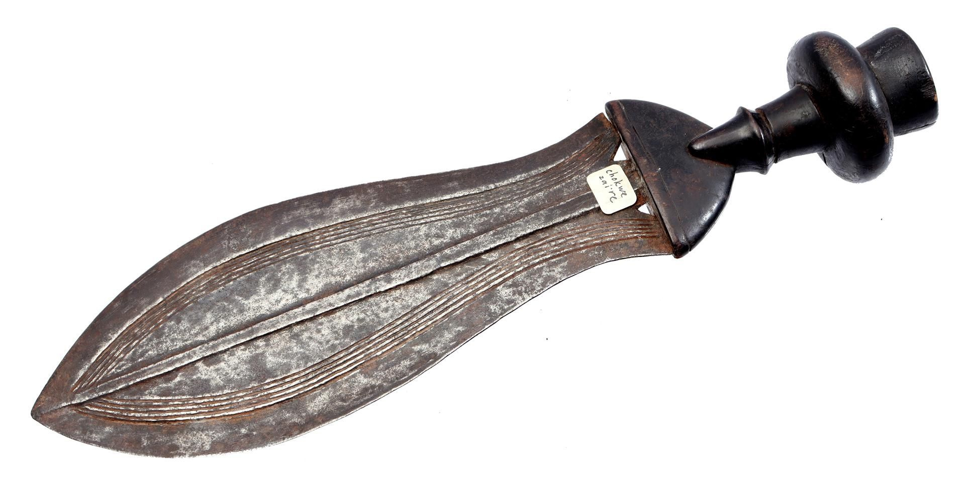 Ceremonial weapon with wooden handle - Image 2 of 2