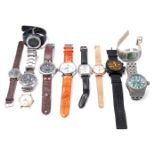 Lot various men's wristwatches