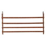 Oak richly decorated plate rack