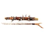 Ceremonial weapon with handle made of antler